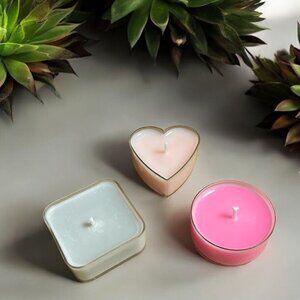 Tester Set of 3 Soy & Coconut Wax Candles - Scented - Aromatherapy - Yoga